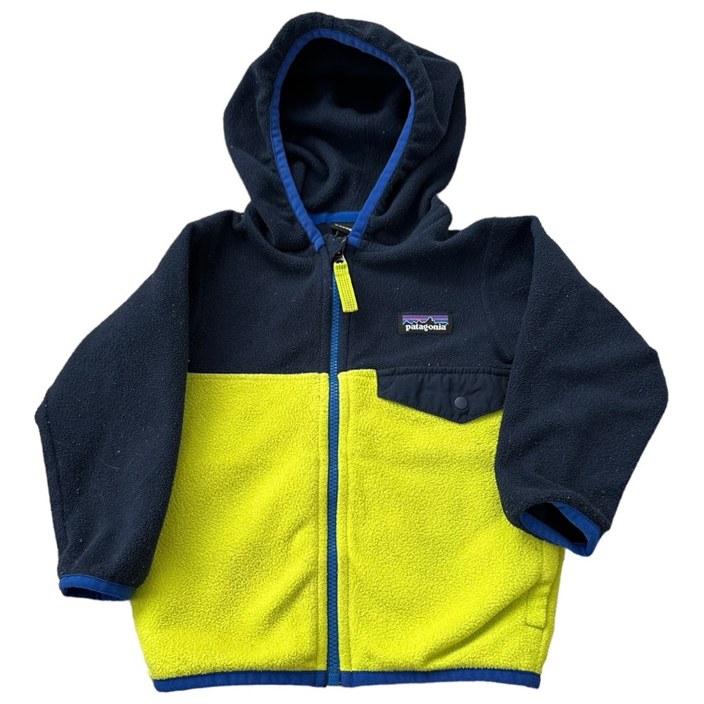 Patagonia full zip fleece Jacket. 12-18 months